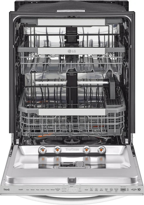 LG Top Control Wi-Fi Enabled Towel Bar Handle Dishwasher with 1-Hour Wash & Dry, QuadWash Pro, TrueSteam and Dynamic Heat Dry
