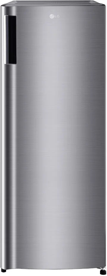LG 6.0 cu. ft. Single Door Refrigerator with Inverter Compressor and Pocket Handle in Platinum Silver