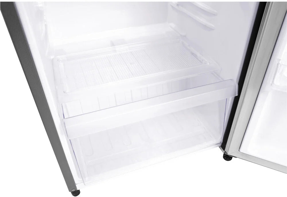 LG 6.0 cu. ft. Single Door Refrigerator with Inverter Compressor and Pocket Handle in Platinum Silver