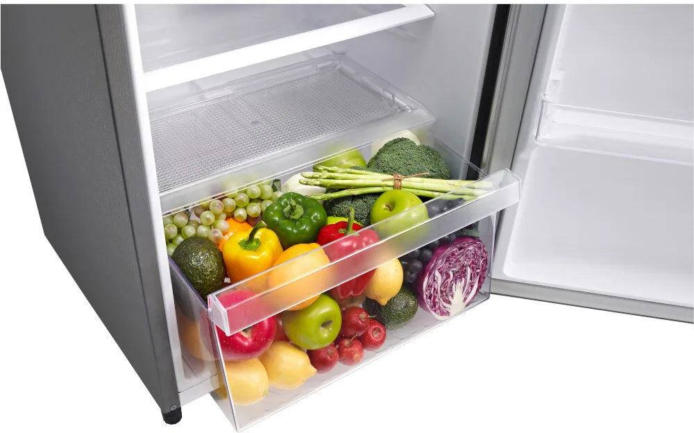 LG 6.0 cu. ft. Single Door Refrigerator with Inverter Compressor and Pocket Handle in Platinum Silver