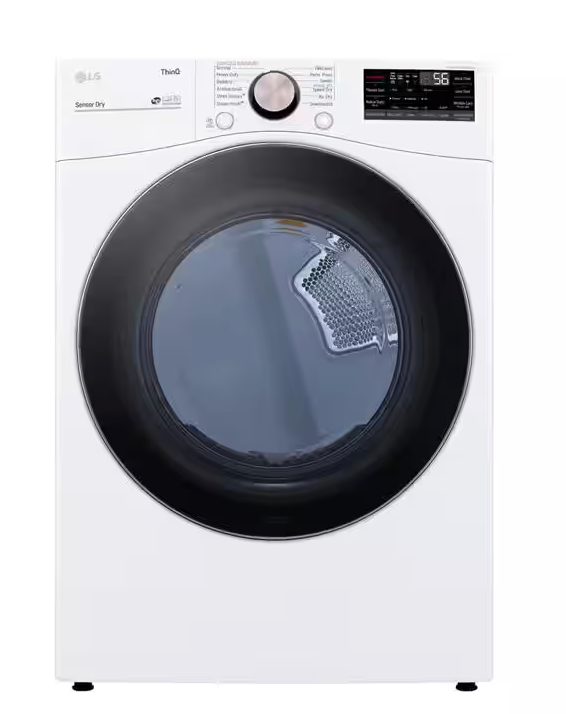 LG 7.4 cu. ft. Gas Dryer with TurboSteam and Built-In Intelligence