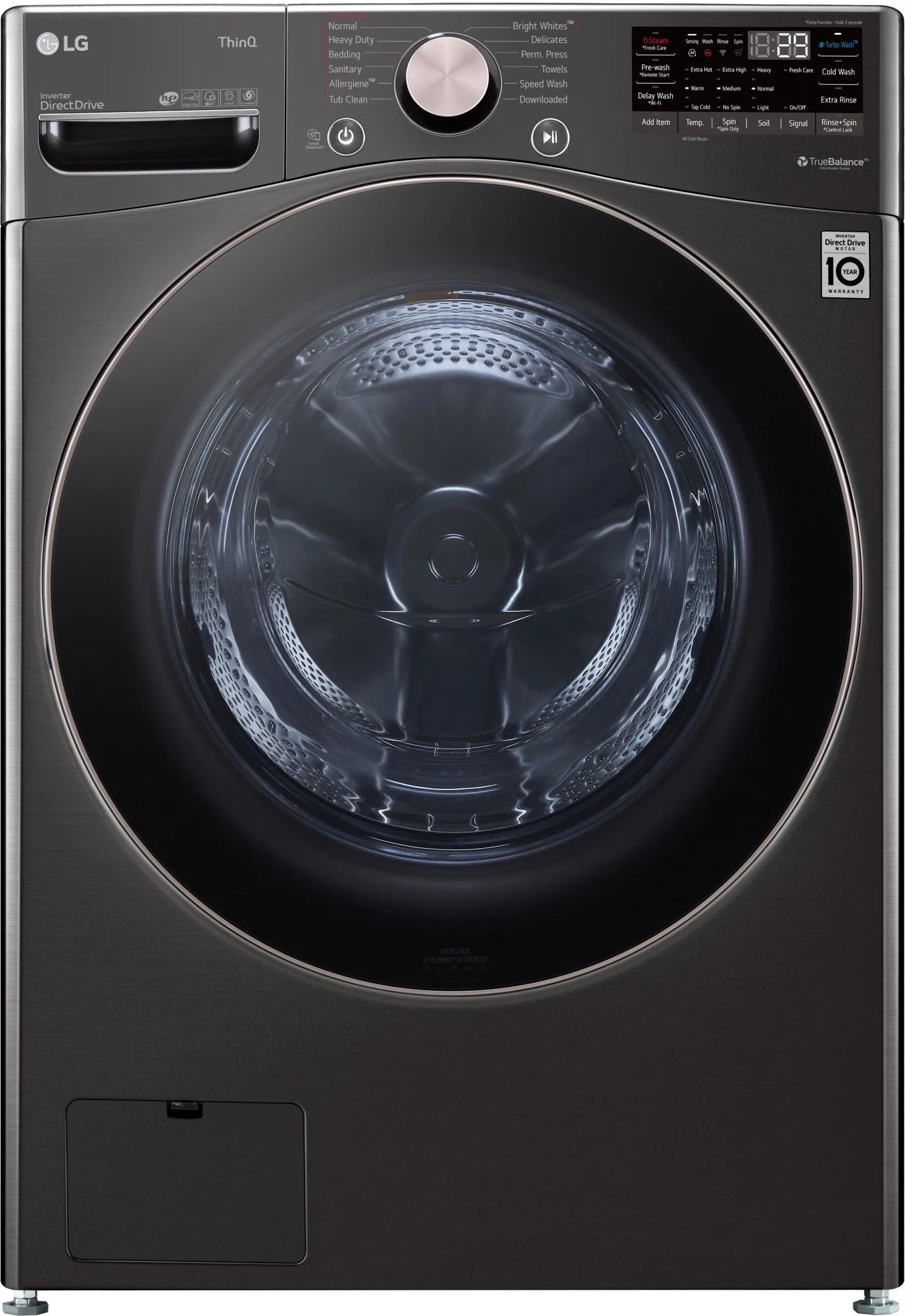 LG 4.5 cu. ft. Ultra Large Capacity Wi-Fi Enabled Front Load Washer with TurboWash 360° and Built-In Intelligence